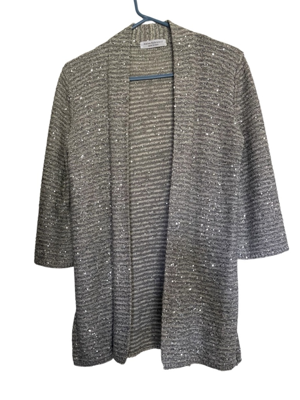 Amina Rubinacci Fine Knit Silk Size Small Cardigan